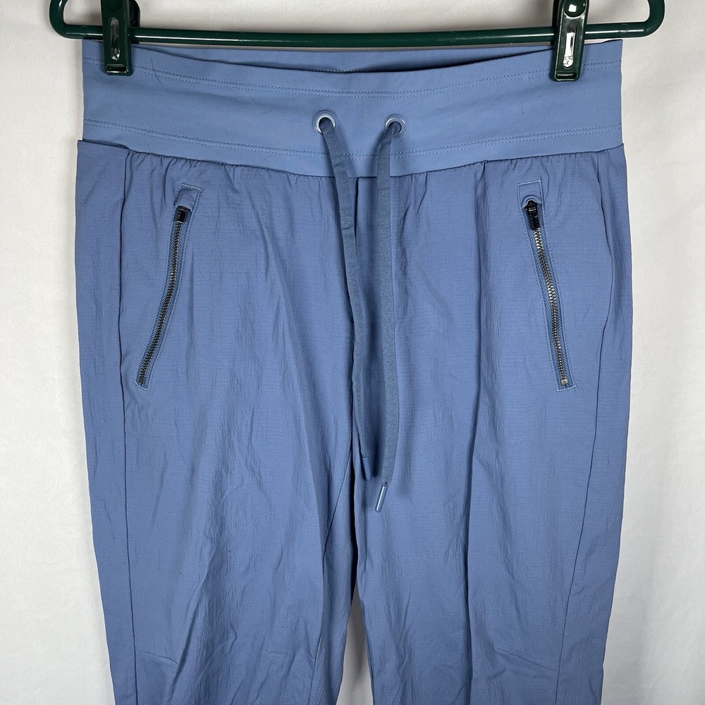 Athleta Pants Women's 6 Blue Trekkie North Jogger Hike Athleisure Zip Pockets - Picture 2 of 10